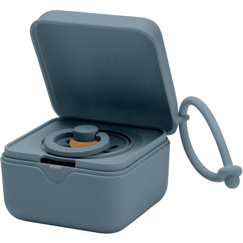 BIBS Dummy Case tuttikotelo Petrol 1 kpl