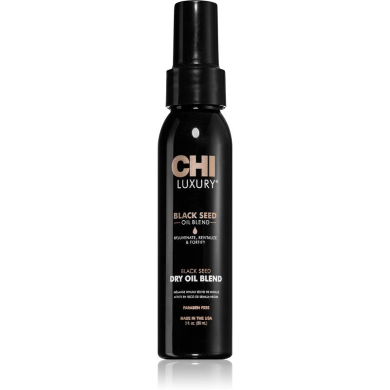 CHI Luxury Black Seed Oil Dry Oil Blend ravitseva kuivaöljy hiuksiin 89 ml