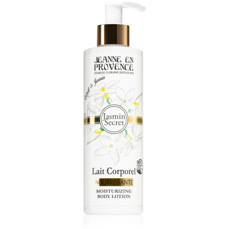 Jeanne en Provence Jasmin Secret vartalomaito sisältää sheavoita 250 ml
