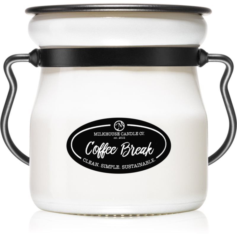 Milkhouse Candle Co. Creamery Coffee Break tuoksukynttilä Cream Jar 142 g