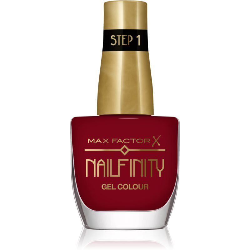 Max Factor Nailfinity Gel Colour geelikynsilakka – UV/LED-lamppua ei tarvita sävy 320 The Sensation 12 ml