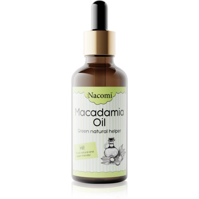 Nacomi Green Natural Helper makadamiaöljy 50 ml