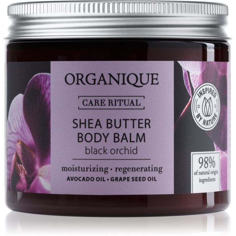 Organique Black Orchid ravitseva vartalobalsami sisältää sheavoita 200 ml