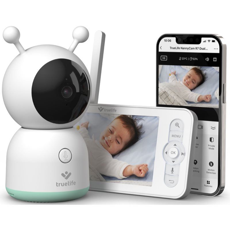 TrueLife NannyCam R7 Dual Smart digitaalinen videoitkuhälytin 1 kpl