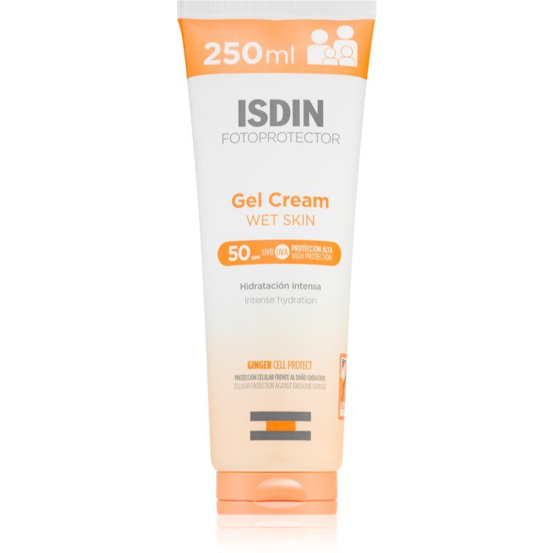 ISDIN Fotoprotector Wet Skin aurinkosuojavoide kosteuttava vaikutus SPF 50 250 ml