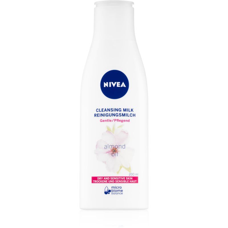 Nivea Almond Oil puhdistusmaito sisältää manteliöljyä 200 ml