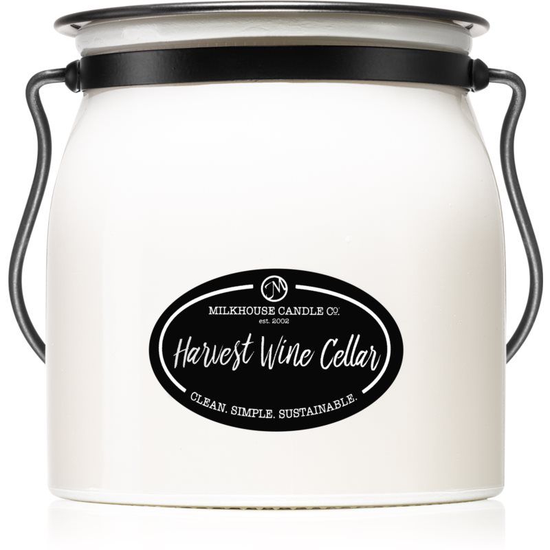 Milkhouse Candle Co. Creamery Harvest Wine Cellar tuoksukynttilä Butter Jar 454 g