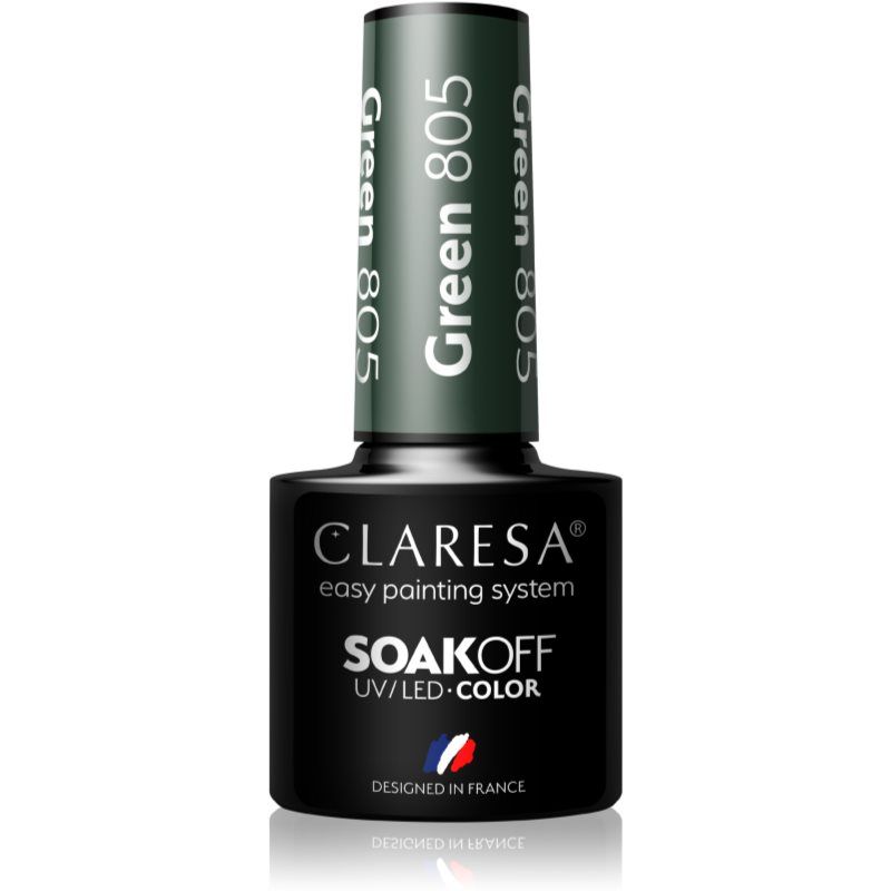 Claresa SoakOff UV/LED Color Take Me To The River geelikynsilakka sävy Green 805 5 g