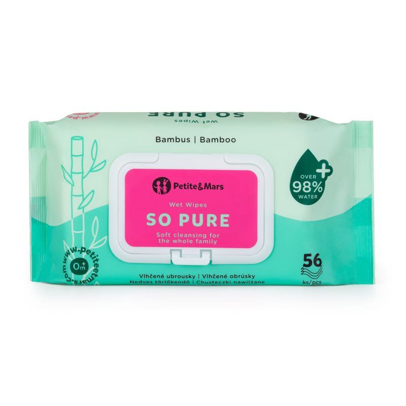 Petite&Mars So Pure lasten kosteuspyyhkeet 56 kpl