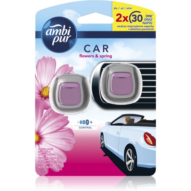AmbiPur Car Flowers&Spring ilmanraikastin autoon 2x2 ml