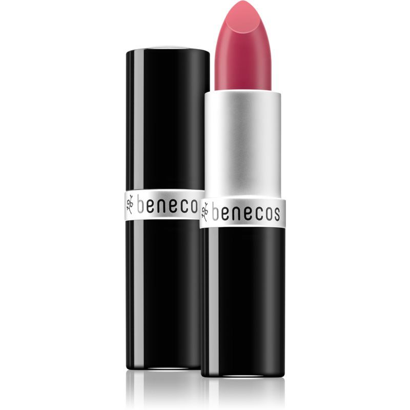 Benecos Natural Beauty voidemainen huulipuna antaa mattavaikutelman sävy Pink Rose 4.5 g