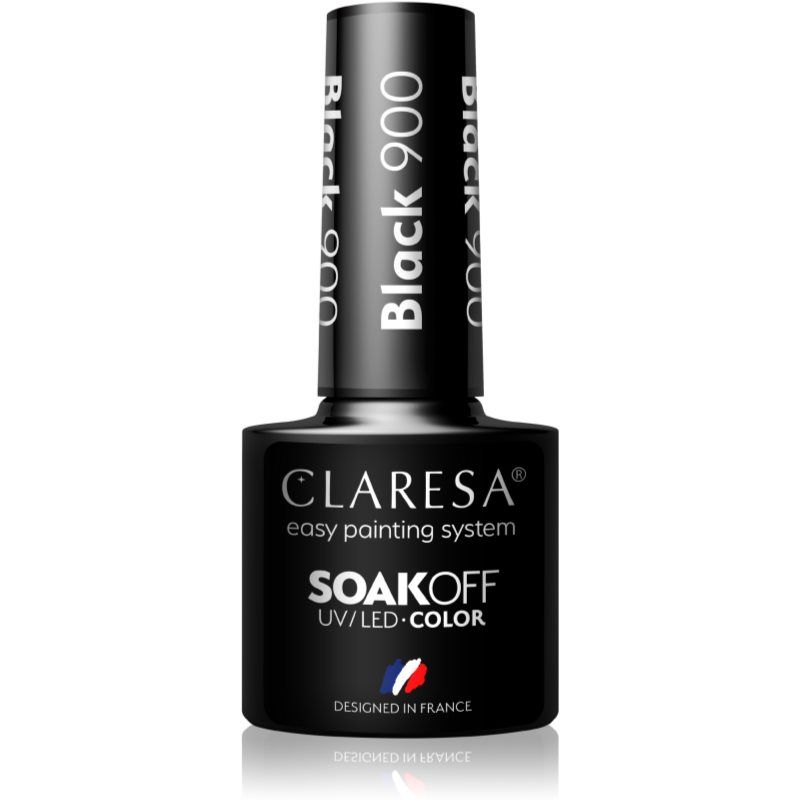 Claresa SoakOff UV/LED Color Black geelikynsilakka sävy 900 5 g