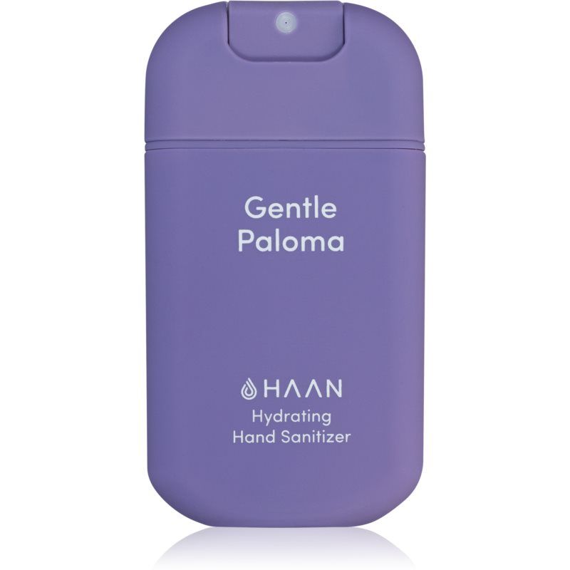HAAN Hand Care Gentle Paloma puhdistava käsisuihke sisältää antibakteerisen ainesosan 30 ml