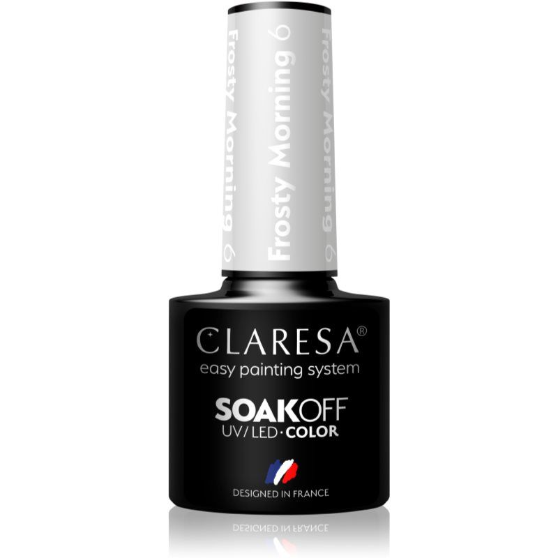 Claresa SoakOff UV/LED Color Frosty Morning geelikynsilakka sävy 6 5 g
