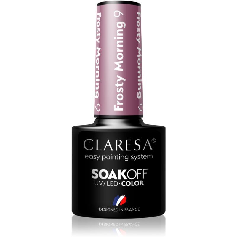 Claresa SoakOff UV/LED Color Frosty Morning geelikynsilakka sävy 9 5 g