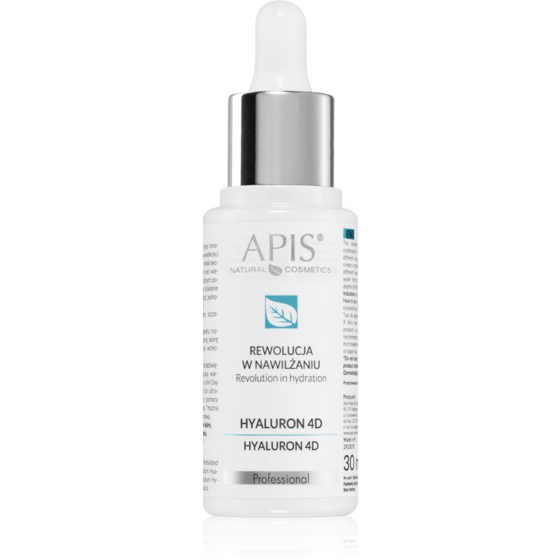 Apis Natural Cosmetics Revolution In Hydration Hyaluron 4D hyaluroniseerumi kuivalle ja kosteutensa menettäneelle iholle 30 ml