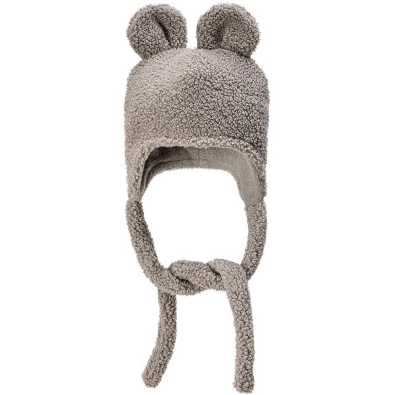 T-TOMI TEDDY Cap Grey hattu 9-12 months (44-48 cm) 1 kpl
