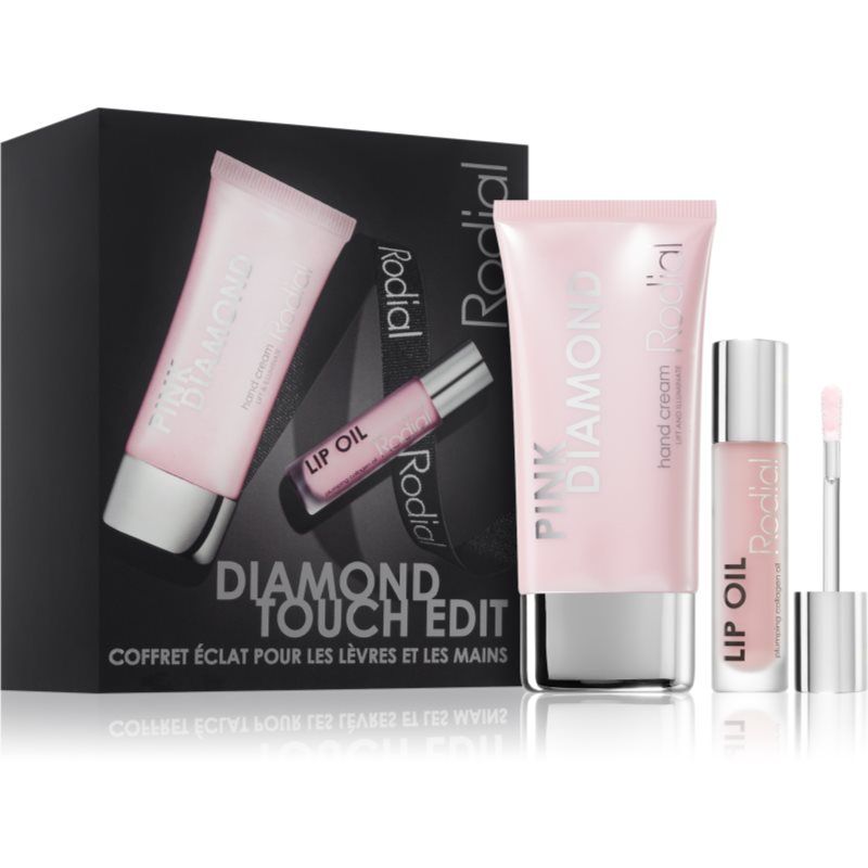 Rodial Pink Diamond Touch Edit lahjasetti (kosteuttava ja kiiltoa antava)