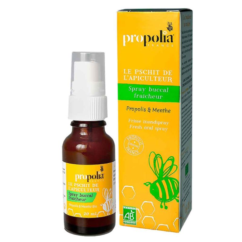 Outlet Propolia Refreshing Organic Oral Spray Raikastava Luomu suusuihke Propolis & Minttu, Lisäravinne