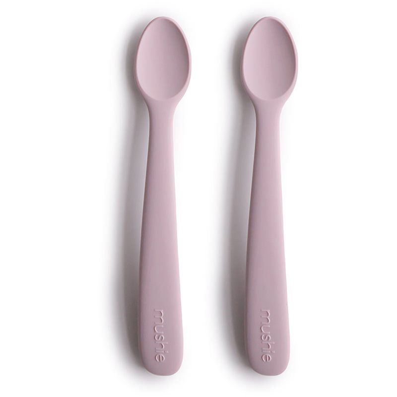 Mushie Silicone Feeding Spoons lusikka Soft Lilac 2 kpl