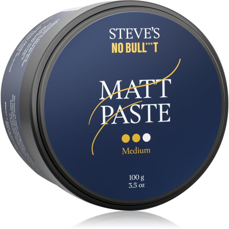Steve's Hair Paste Medium muotoilutahna miehille Sandalwood 100 g