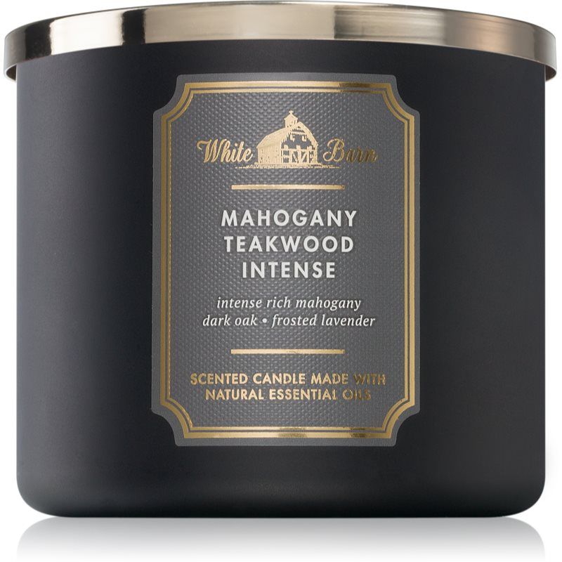 Bath & Body Works Mahogany Teakwood Intense tuoksukynttilä 411 g