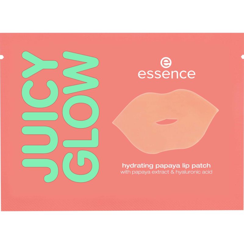 essence JUICY GLOW hydrating Papaya Lip Patch
