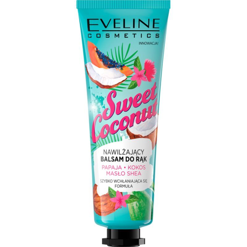 Eveline Cosmetics Sweet Coconut hoitava käsibalsami 50 ml