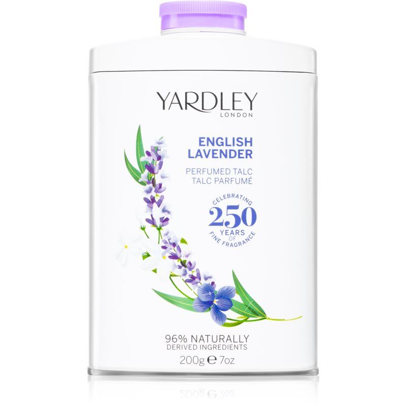 Yardley English Lavender hajustettu puuteri 200 g