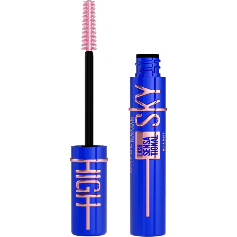 Maybelline Lash Sensational Sky High Volumizing and Thickening Eyelash Lengthening Mascara (Various Shades) - Blue Mist