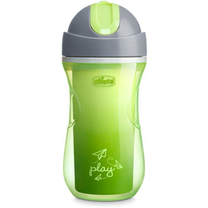 Chicco Sport Cup kuppi sisältää pillin Green 12 m+ 266 ml