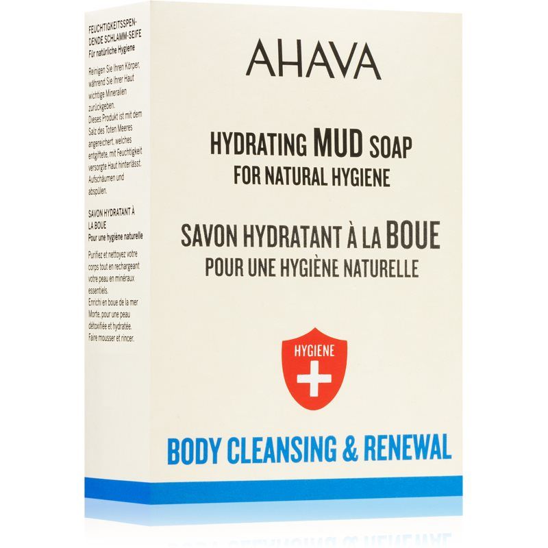 AHAVA Hygiene+ Hydrating Mud Soap palasaippua kosteuttava vaikutus 100 g