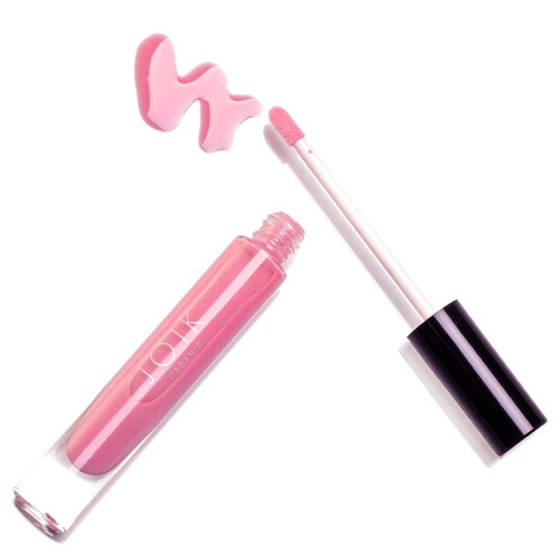 JOIK Organic Colour, Gloss & Care Lip Oil - Sävyttävä Huuliöljy - 01 Pastel Pink