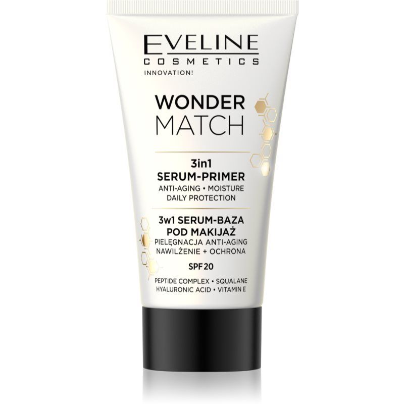 Eveline Cosmetics Wonder Match meikinpohjustusvoide 3in1 SPF 20 30 ml