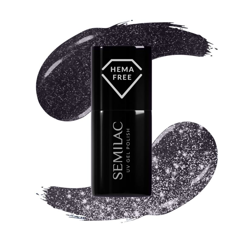 SEMILAC UV Gel Polish 401 Dark & Spark