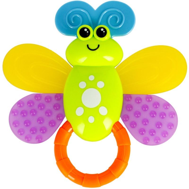 Bam-Bam Teether purulelu 3m+ Butterfly 1 kpl