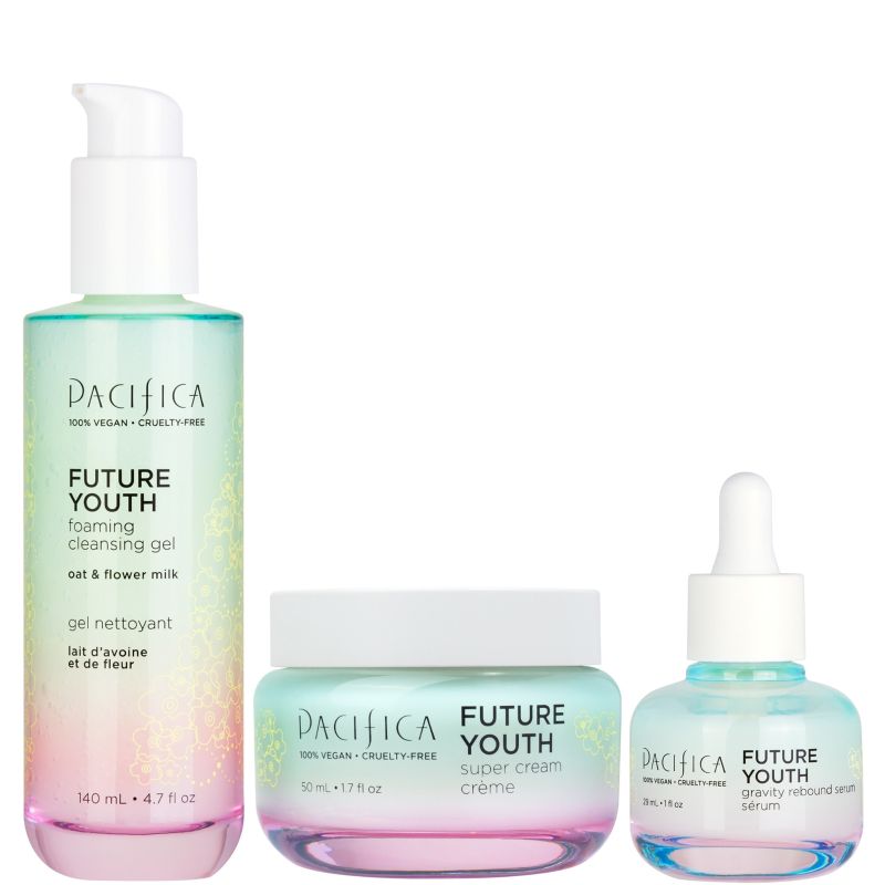 Pacifica Future Youth Cleanser, Serum and Super Cream Bundle