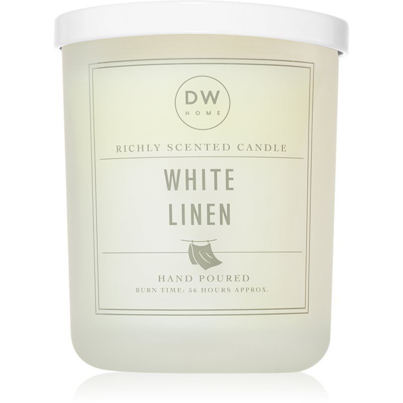 DW Home Signature White Linen tuoksukynttilä 434 g