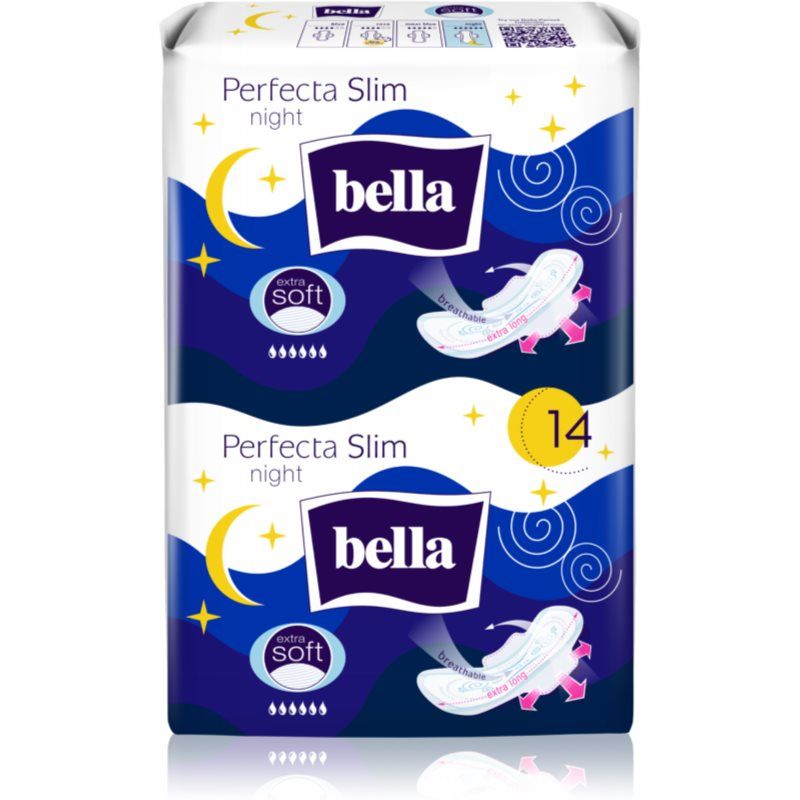 BELLA Perfecta Slim Night Extra Soft terveyssiteet 14 kpl