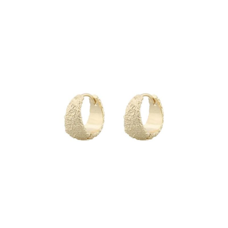 Snö Of Sweden Florence Ring Earring 13,5 mm ? Plain Gold