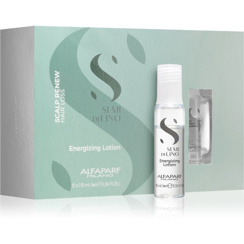 Alfaparf Milano Semi Di Lino Scalp Renew vahvistava seerumi hiustenlähtöön 12x10 ml