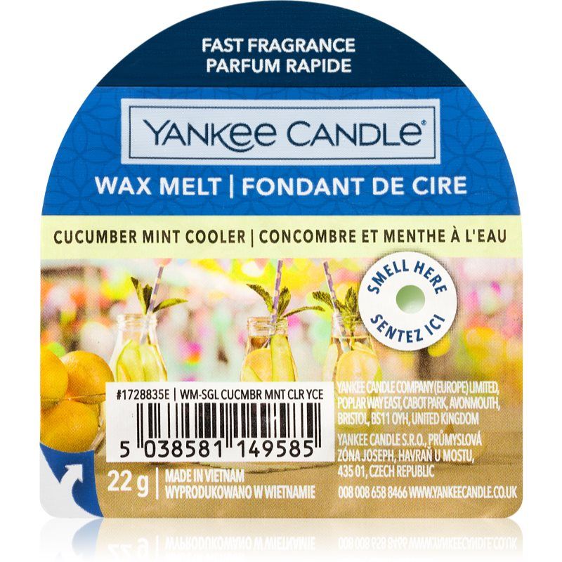 Yankee Candle Cucumber Mint Cooler tuoksuvaha 22 g