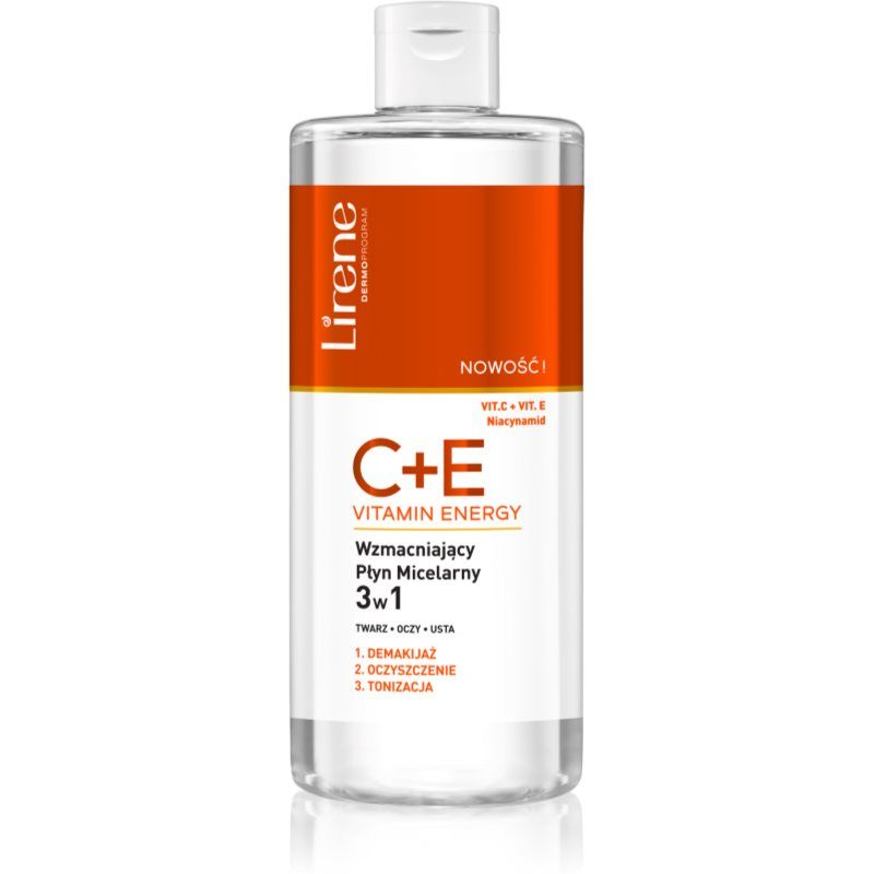 Lirene Vitamin C+E misellivesi 3in1 sisältää C- ja E-vitamiineja 400 ml