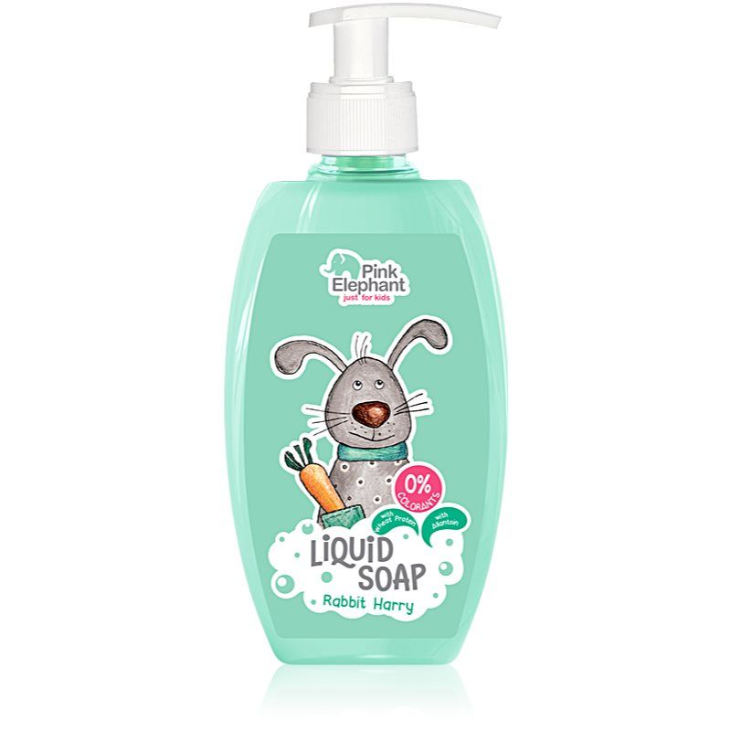 Pink Elephant Liquid Soap Rabbit Harry nestemäinen saippua lapsille 250 ml