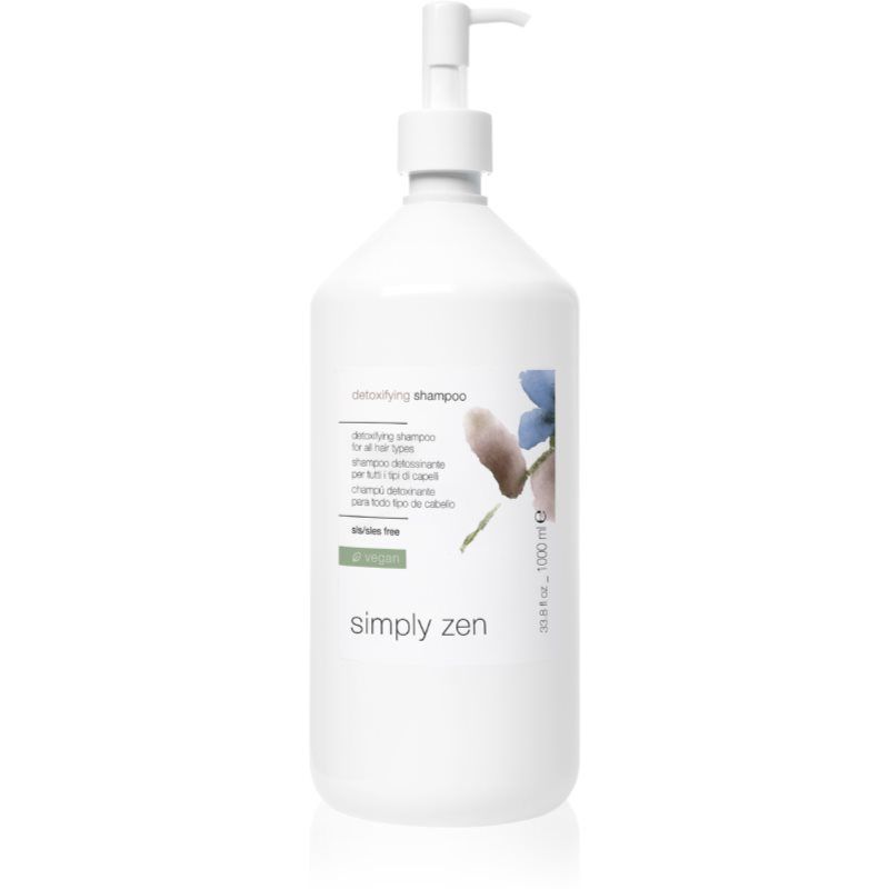 Simply Zen Detoxifying Shampoo puhdistava detox-shampoo kaikille hiustyypeille 1000 ml
