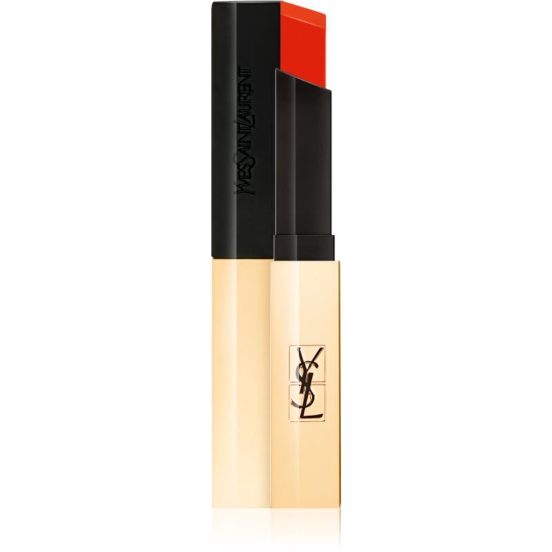 Yves Saint Laurent Rouge Pur Couture The Slim nahkamaisen mattapinnan antava huulipuna sävy 2 Strange Orange 2,2 g