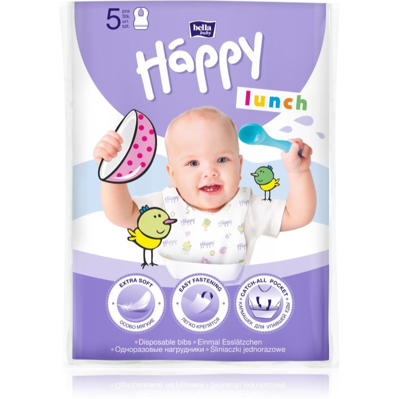 BELLA Baby Happy Lunch ruokalappu kertakäyttöinen 5 kpl