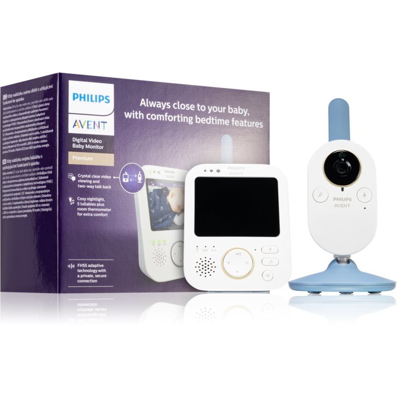 Philips Avent Baby Monitor SCD845/52 digitaalinen videoitkuhälytin 1 kpl
