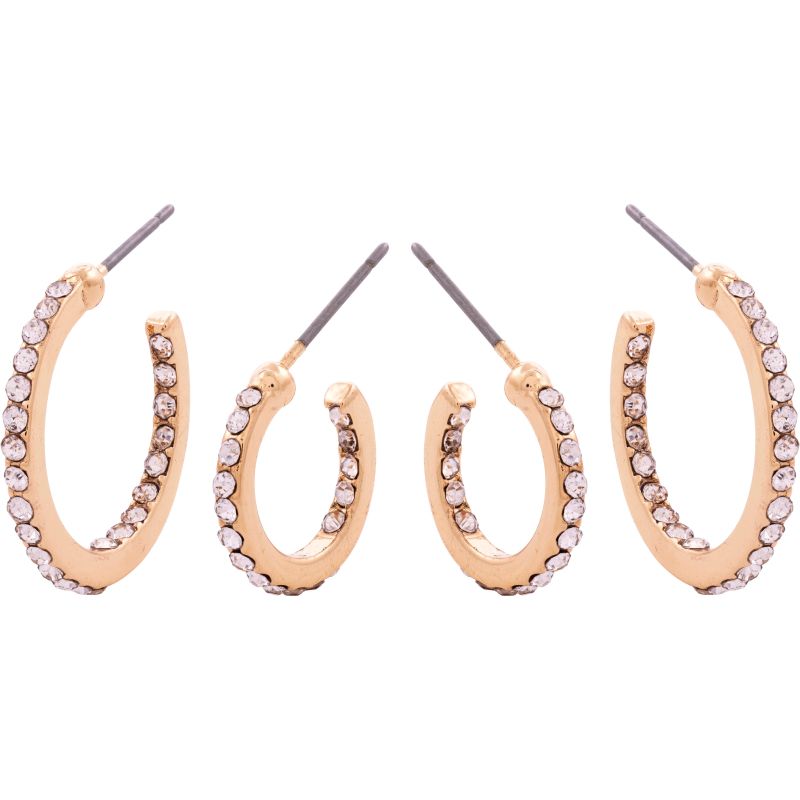 Dazzling J11 2-Pack Hoops Gold