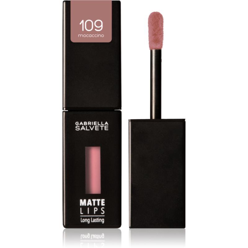 Gabriella Salvete Matte Lips pitkäkestoinen nestemäinen huulipuna antaa mattavaikutelman sävy 109 Mocaccino 4,5 ml